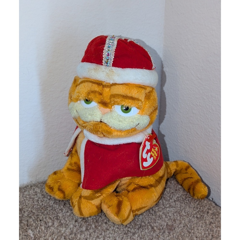 Ty Garfield Plush His Majesty 2006 Movie Beanie Babies Collection